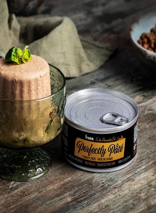 Fromm Perfectly Pâté Turkey Pate Cat Food - Premium Wet Cat Food - Turkey Recipe - Case of (12) 5.5 oz Cans - Image 2